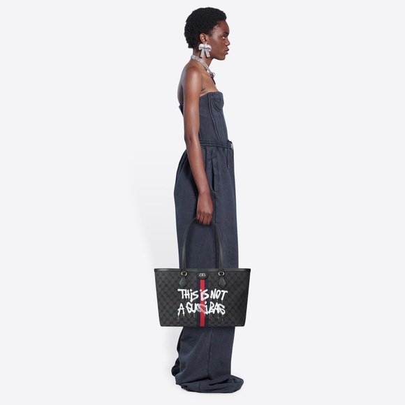 NWT Balenciaga/Gucci Collaboration Hacker Project Graffiti Bag - Picture 2 of 4